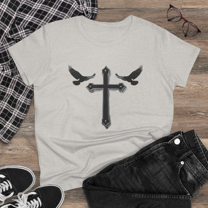 Fed by Faith – Cross & Crows Women’s Tee