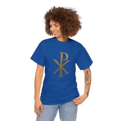 Chi Rho (Gold) - Women's Christian T-Shirt
