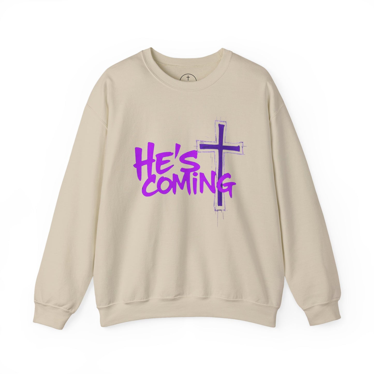 He’s Coming - Men’s Bold Christian Sweatshirt