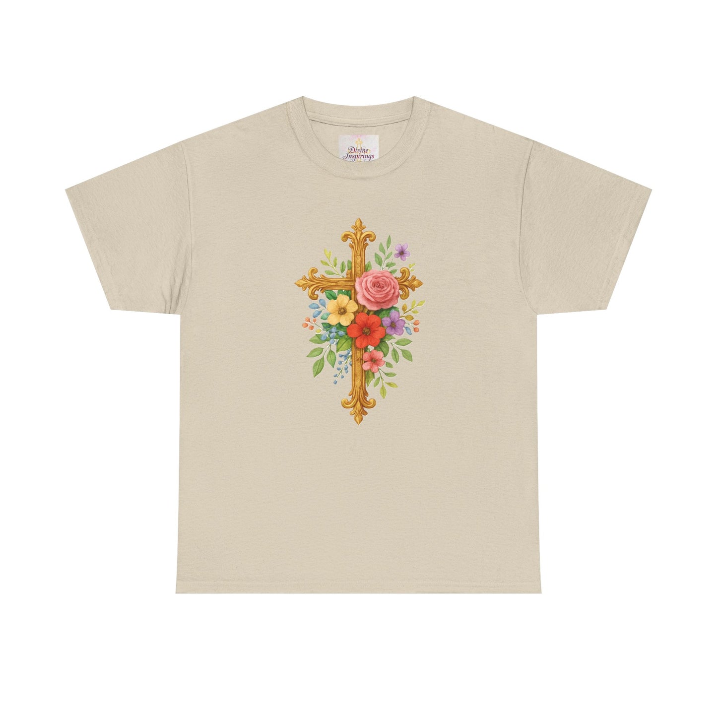 Floral Cross Tee - Women's Christian Apparel