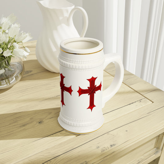 Striking Bold Red Cross – Powerful Christian Symbol of Faith & Courage