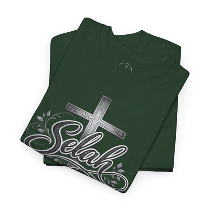 Selah Cross Tee — Men's Christian T‑Shirt