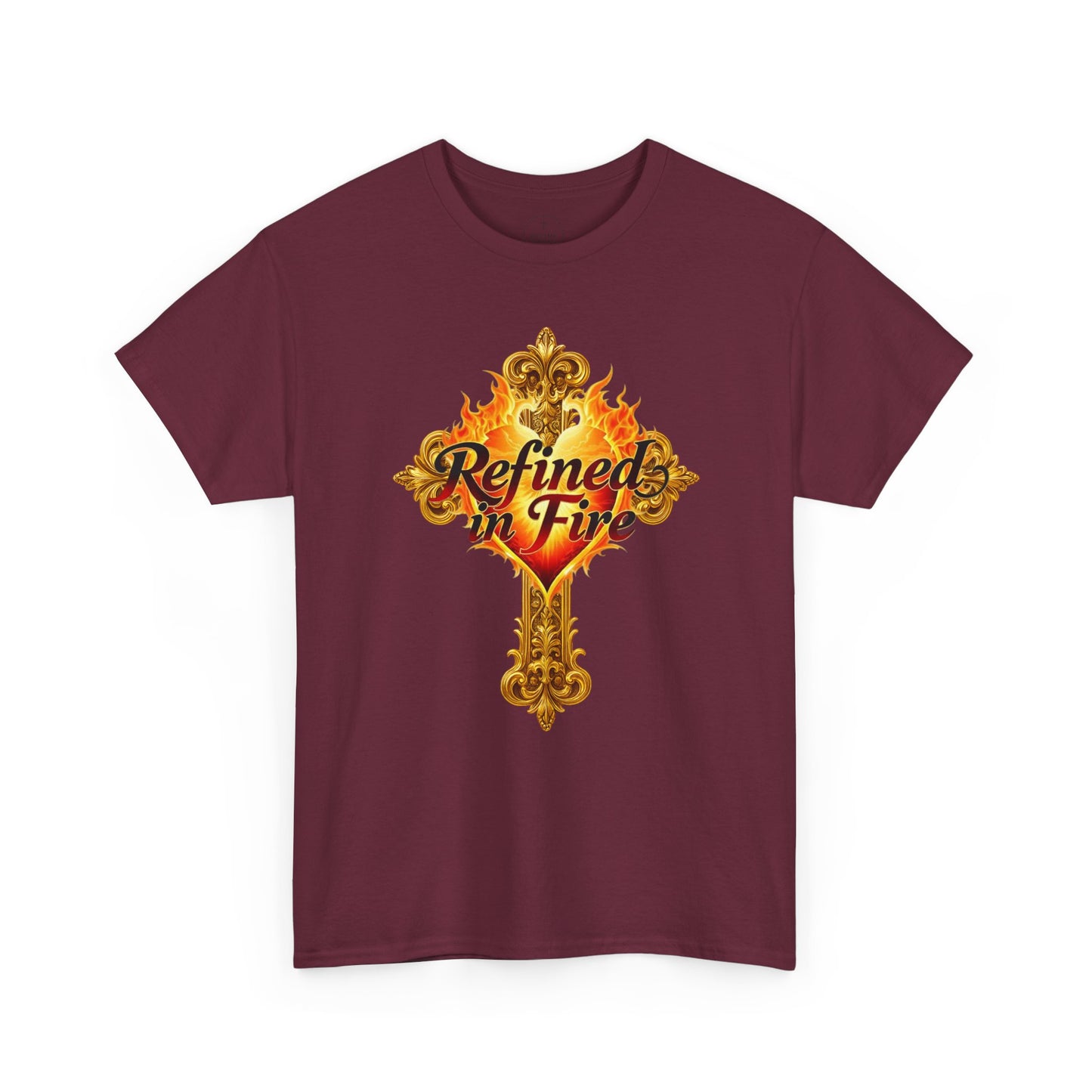 Refined in Fire — Men's Ornate Christian T-Shirt