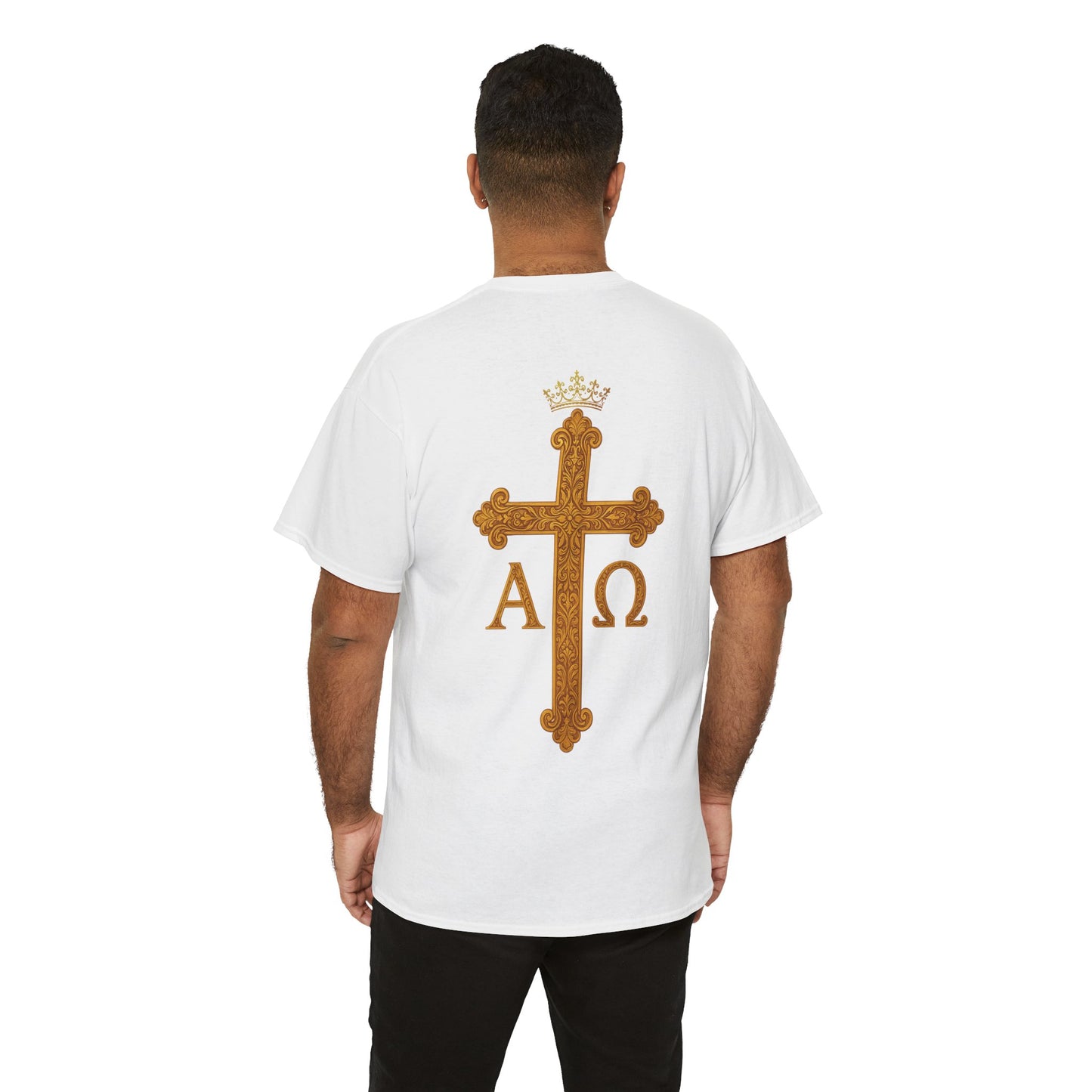 Christ Is King – Lion & Cross Men’s Christian Tee