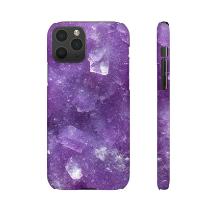 Amethyst Crystal Finish iPhone Snap Case