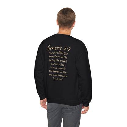 Formed from the Dust (Light Lettering) - Men’s Christian Sweatshirt