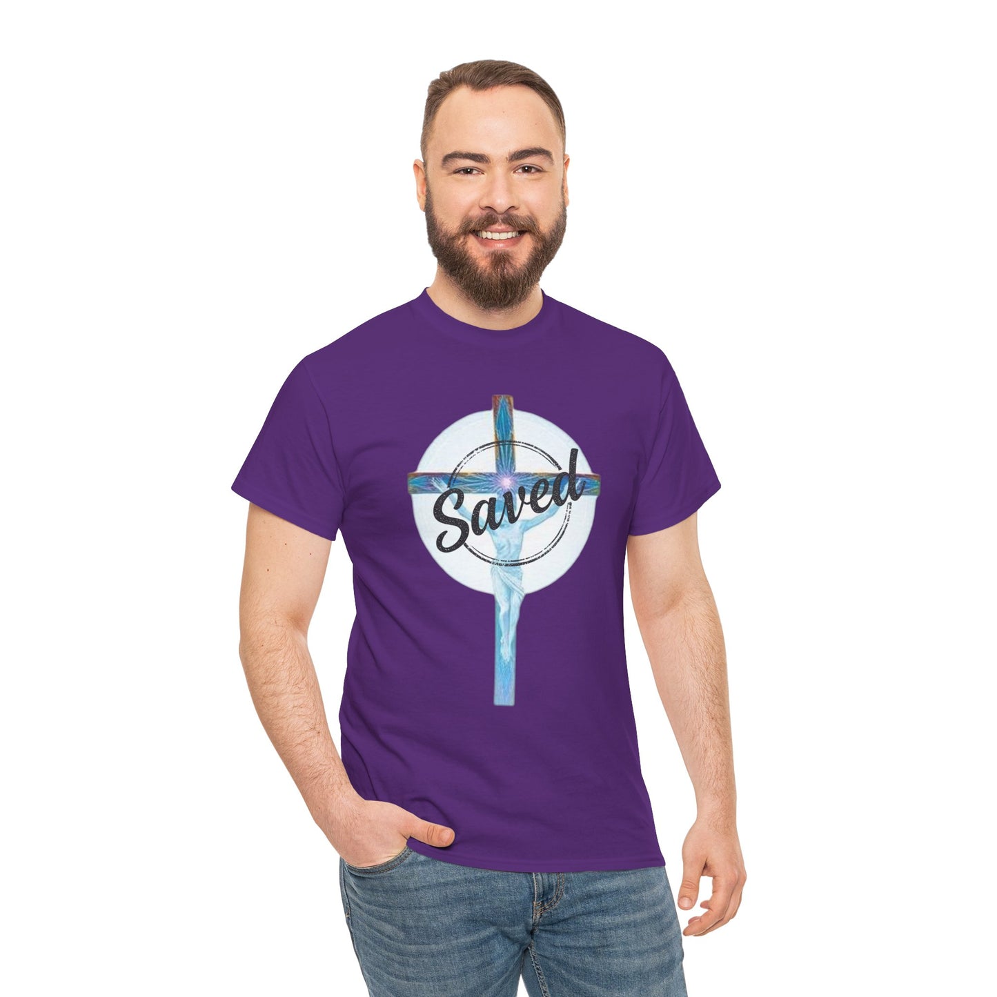Saved by Grace – Men’s Christian T-Shirt