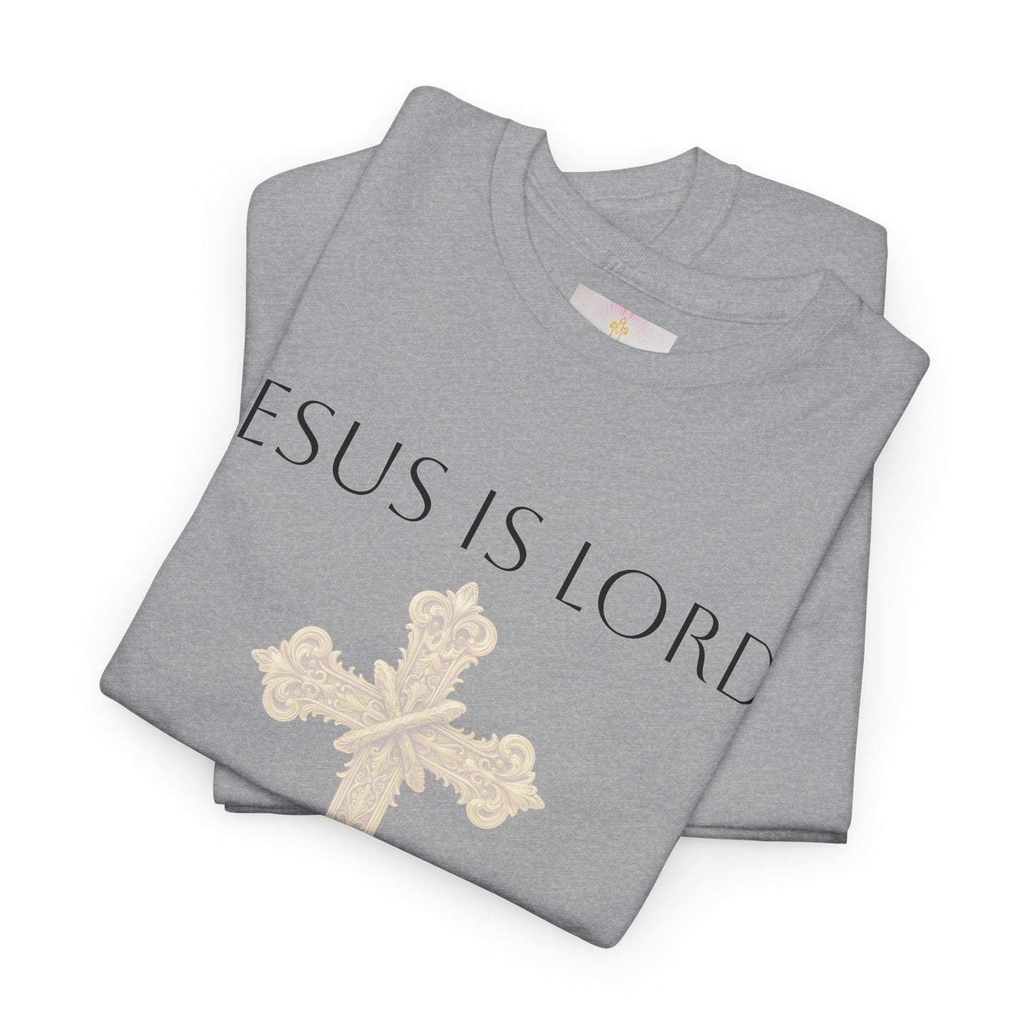 Jesus is Lord - Christian Women's Tee (Black Lettering)