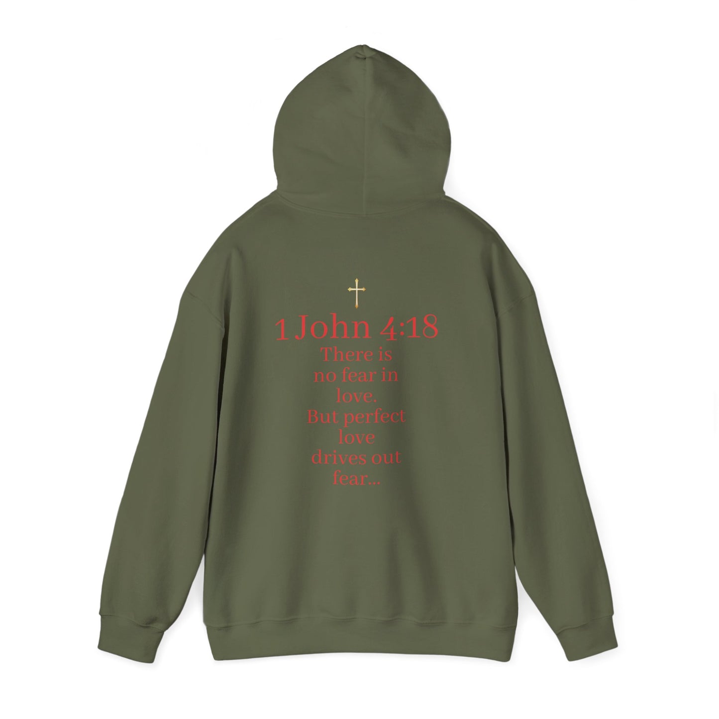 Fearless Love Men’s Hoodie – Stand Strong in Faith