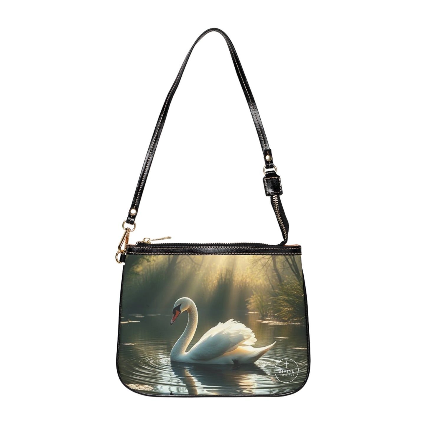 Serenity Swan Shoulder Purse