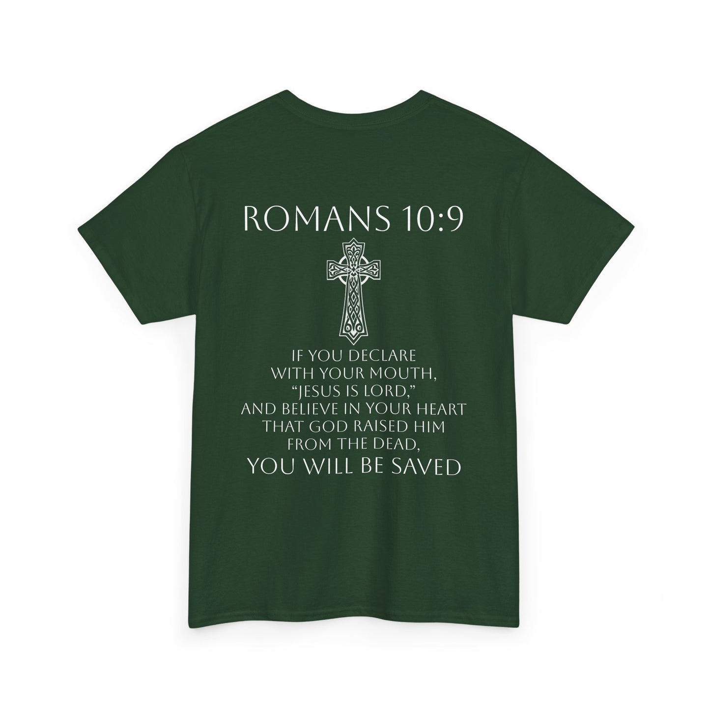 Jesus Is Lord – Men’s Christian Tee (White Lettering)