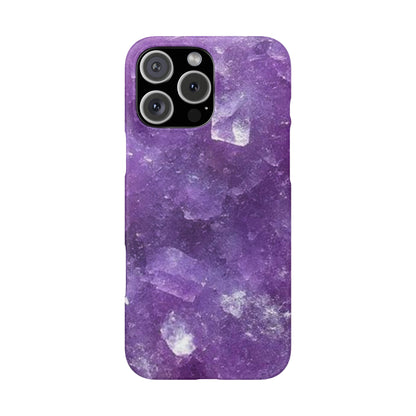 Amethyst Crystal Finish iPhone Snap Case
