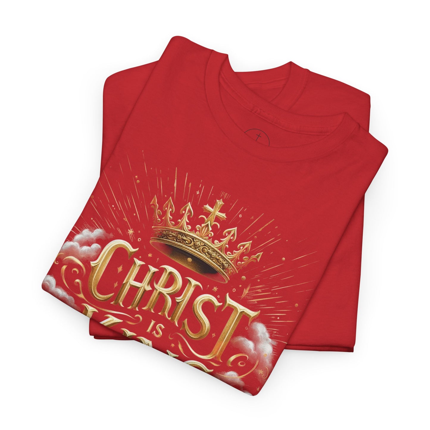 Christ is King Crowned - Men's Christian T-Shirt