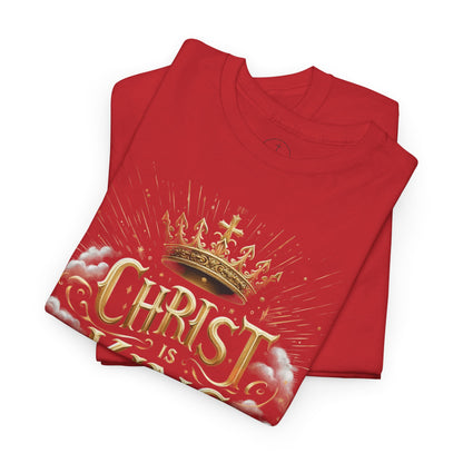 Christ is King Crowned - Men's Christian T-Shirt