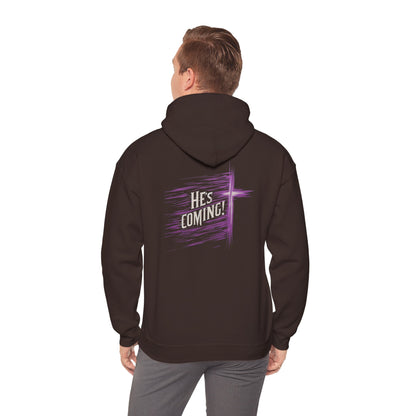 He’s Coming – Men’s Christian Hoodie