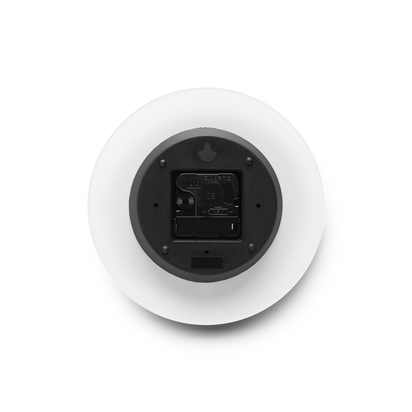 "Handcrafted by God" Wooden Wall Clock – Inspirational Faith Decor