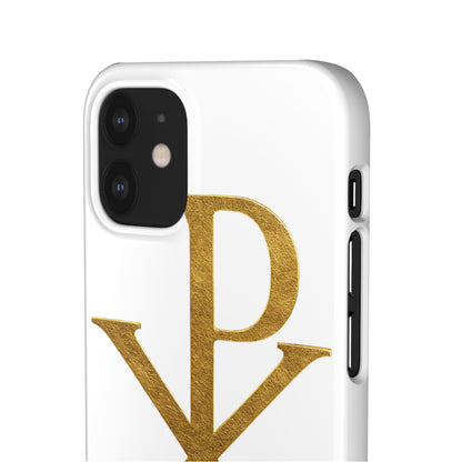 White Chi Rho Snap Case for iPhone – The Way, Truth & Life