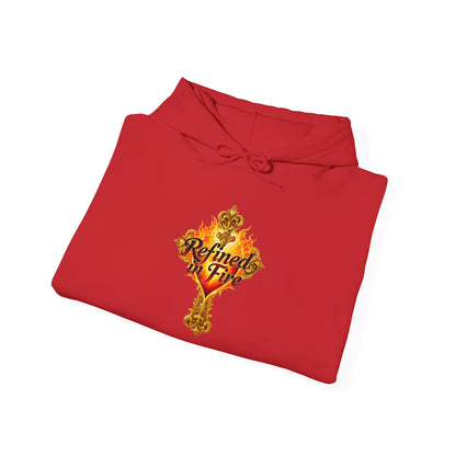 Refined by Fire - Women's Ornate Christian Hoodie