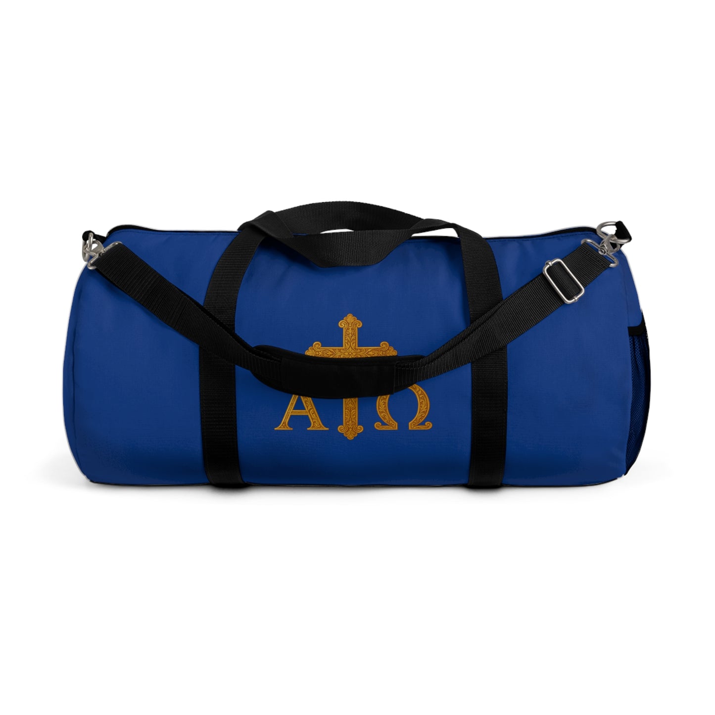 Eternal Victory Duffle Bag in Blue – Alpha & Omega