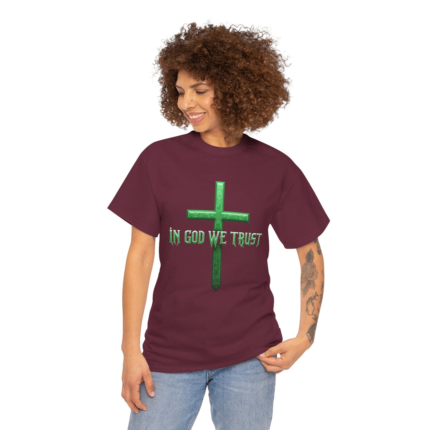 In God We Trust (Green Ed) – Women’s Christian Tee