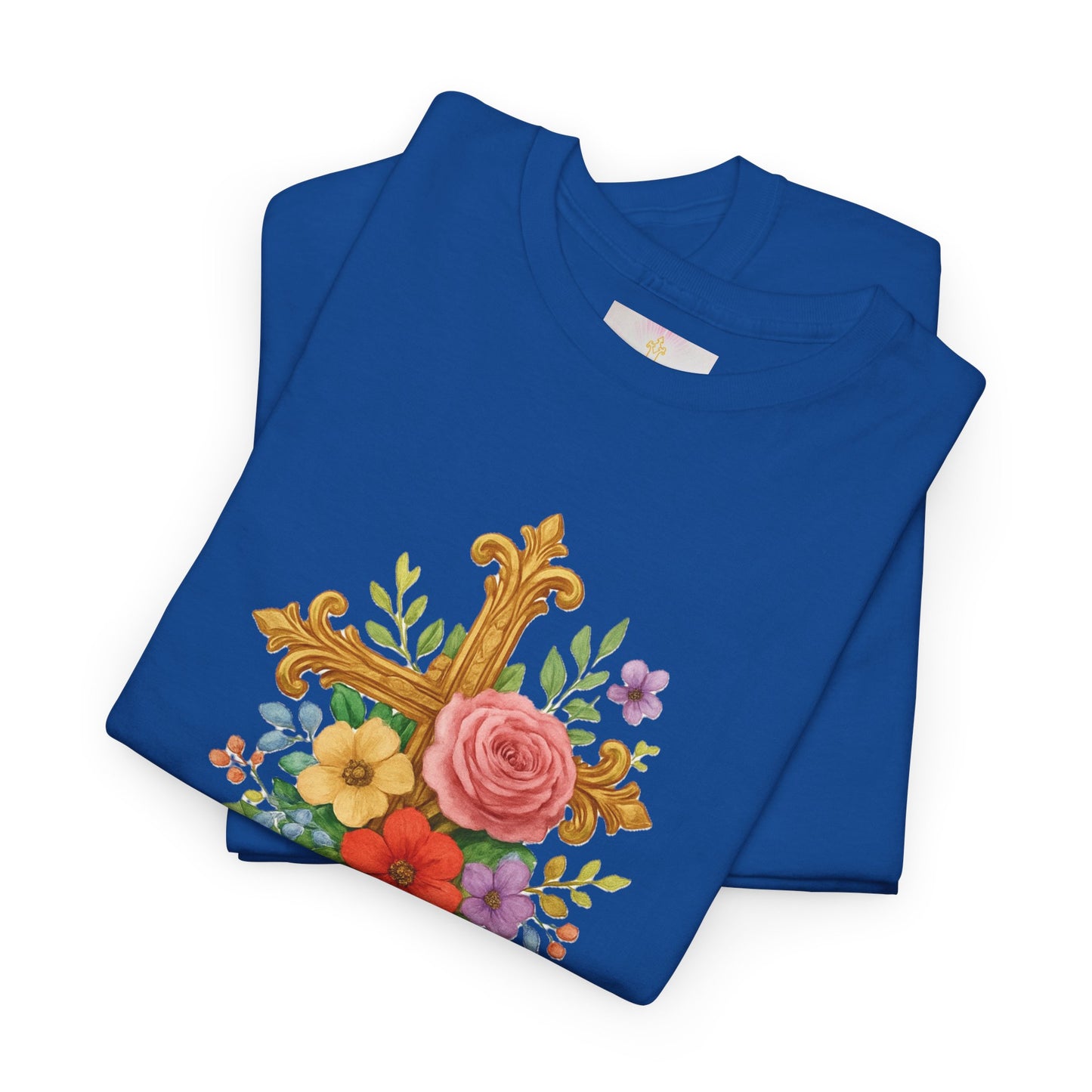 Floral Cross Tee - Women's Christian Apparel