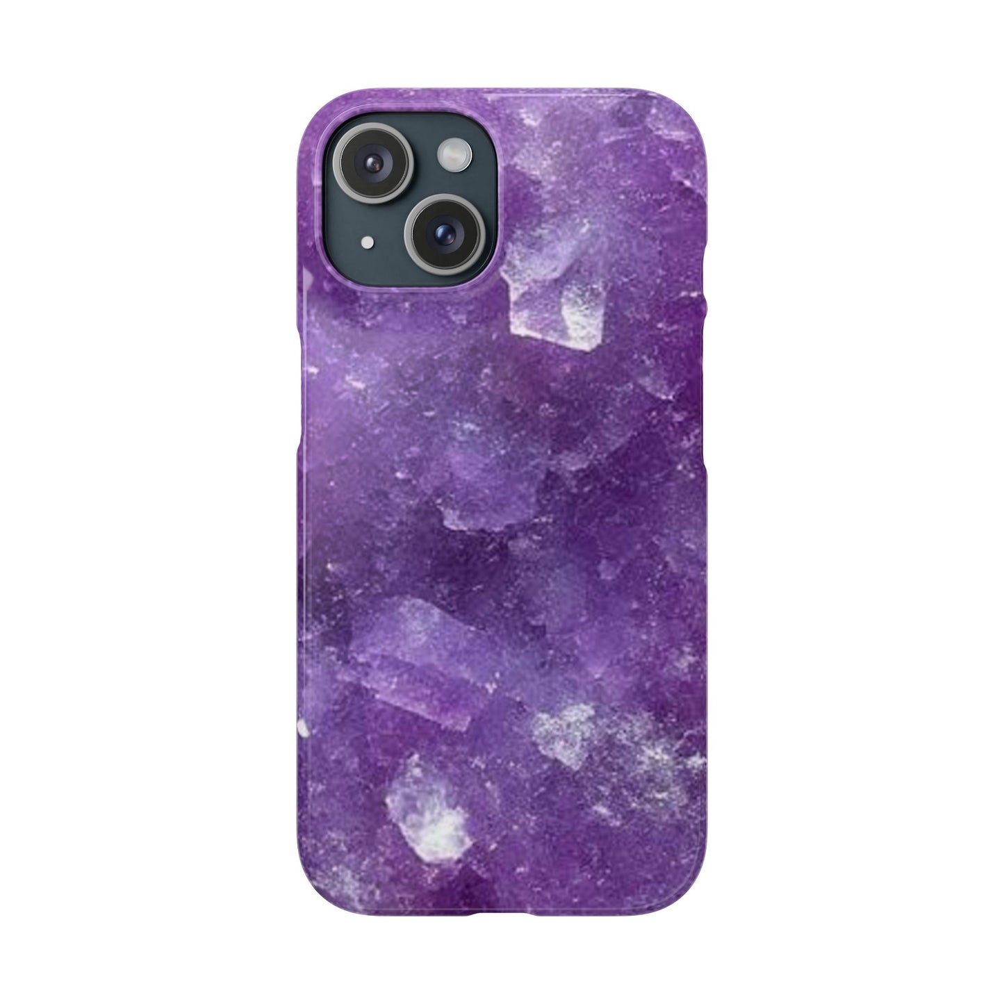 Amethyst Crystal Finish iPhone Snap Case