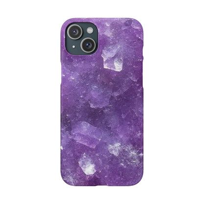 Amethyst Crystal Finish iPhone Snap Case