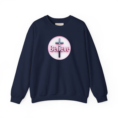 Believe | Women’s Christian Sweatshirt with John 11:40