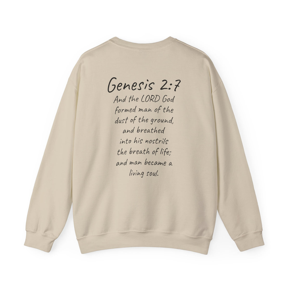 Formed from the Dust (Dark Lettering) - Men’s Christian Sweatshirt