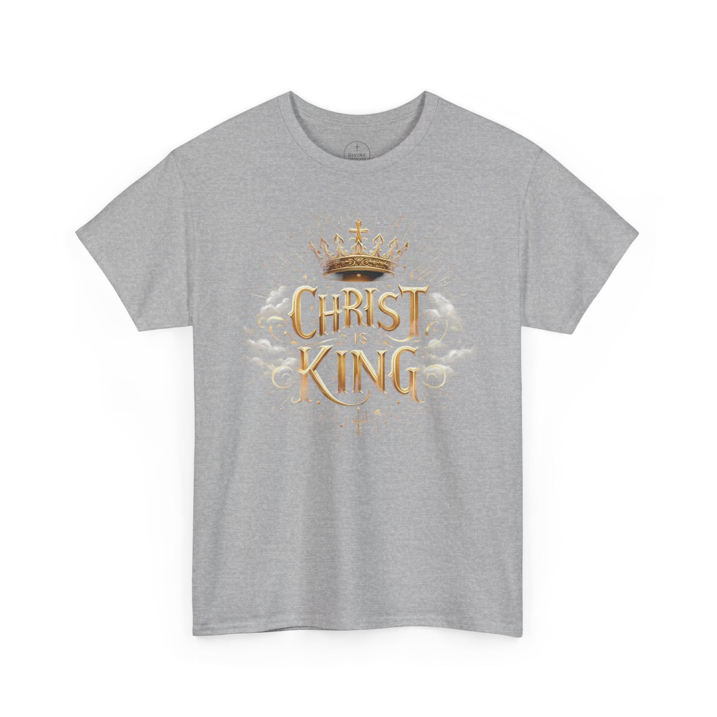 Christ is King Crowned - Men's Christian T-Shirt