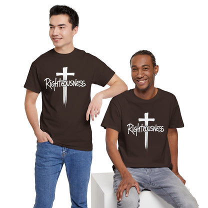Righteousness - Christian Men's T-Shirt (Dark Colors)
