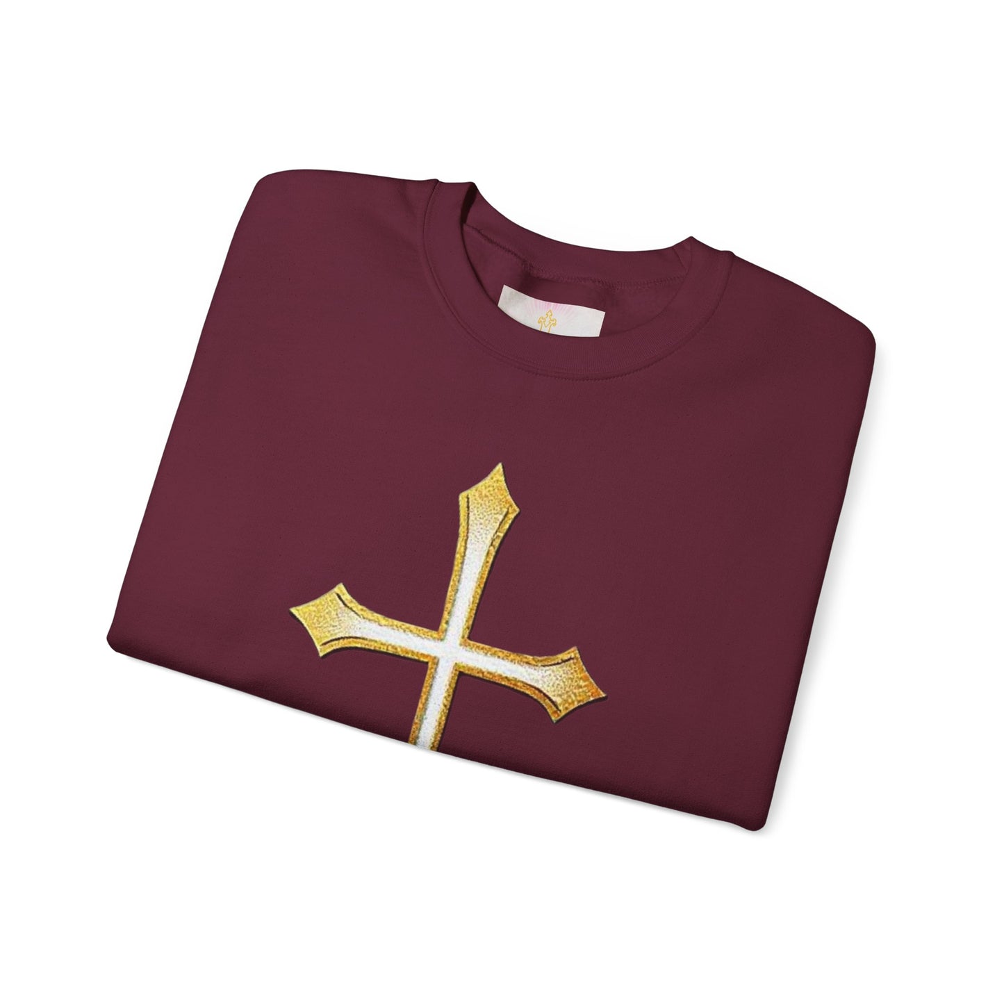 Gold Cross Women’s Christian Sweatshirt