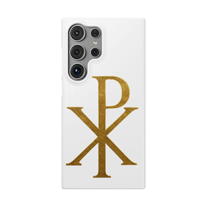 White Chi Rho Snap Case for Samsung – Guiding Light
