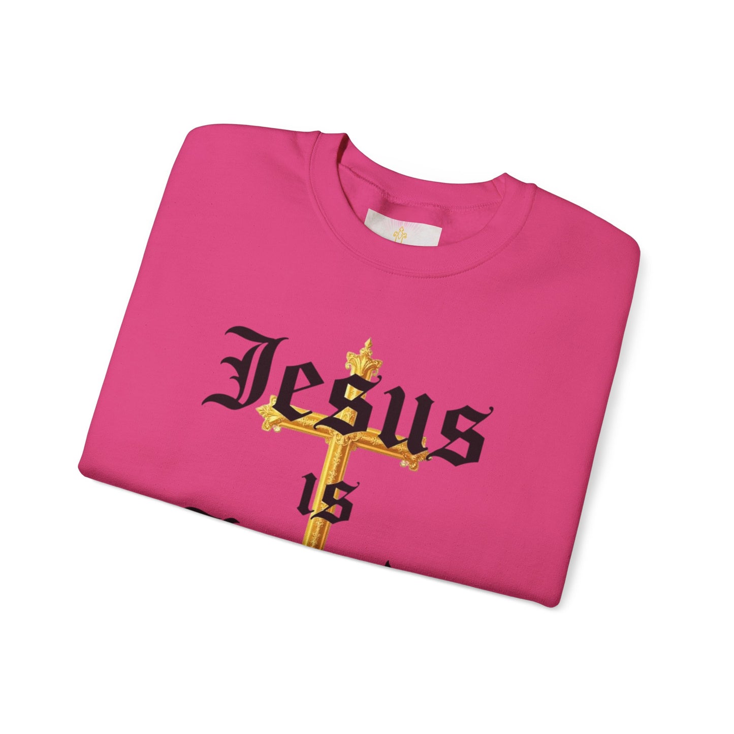 Women’s “Jesus is Lord” Christian Sweatshirt – Faith Statement Pullover