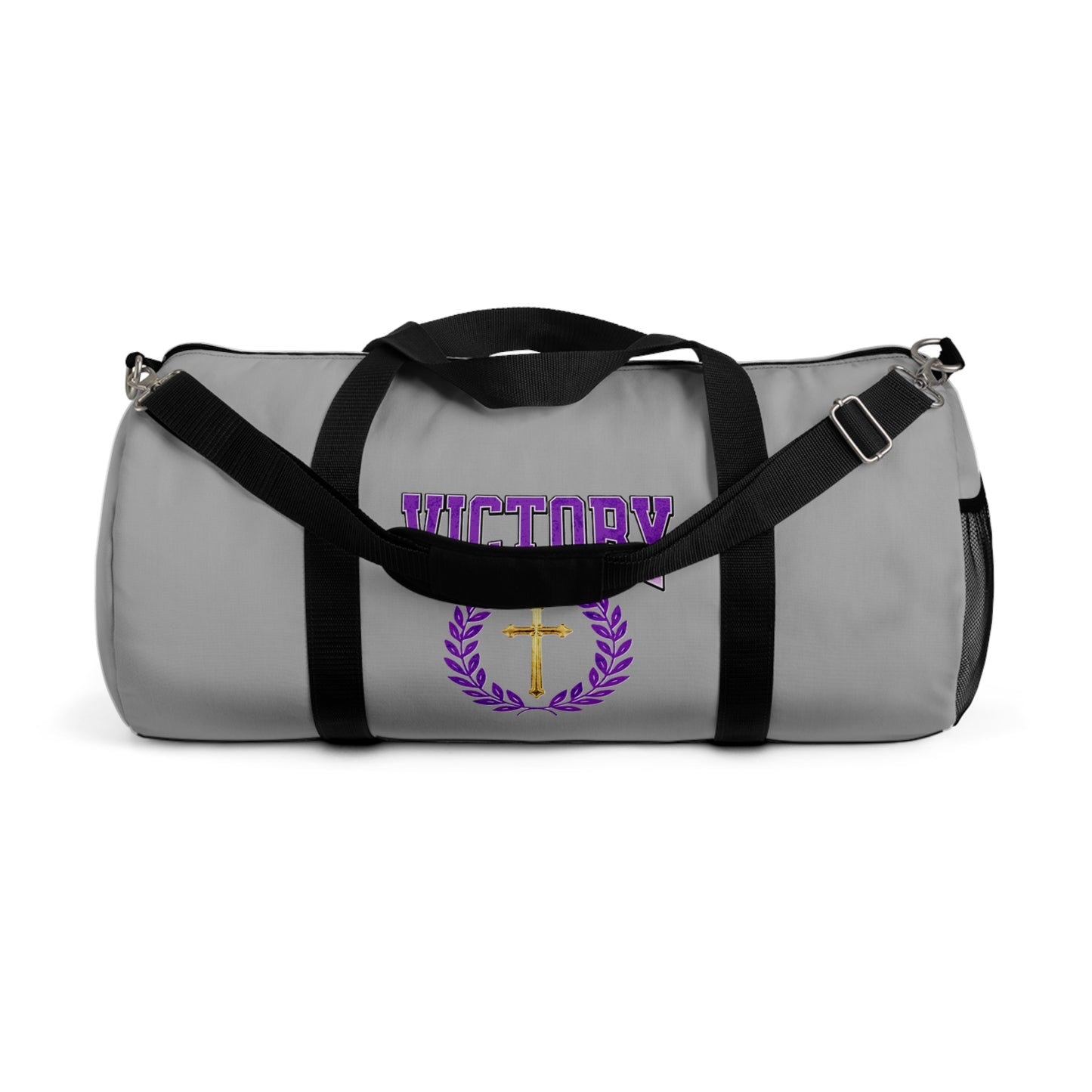 Victory in Every Step in Grey – Duffel Bag