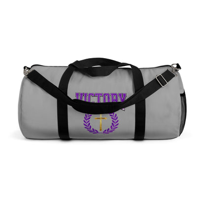 Victory in Every Step in Grey – Duffel Bag