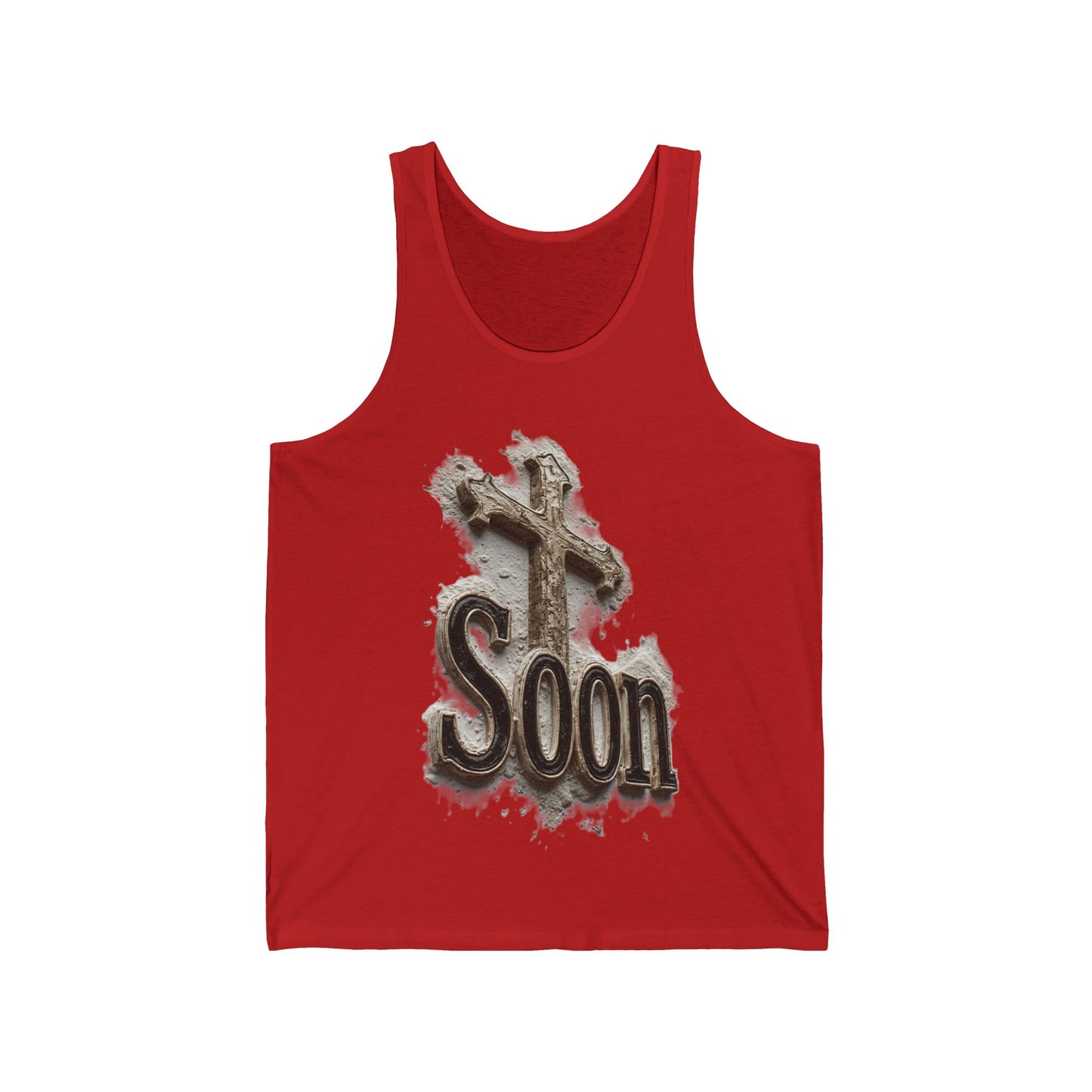Soon: The Coming King Cross Tank – Men’s Faith Apparel