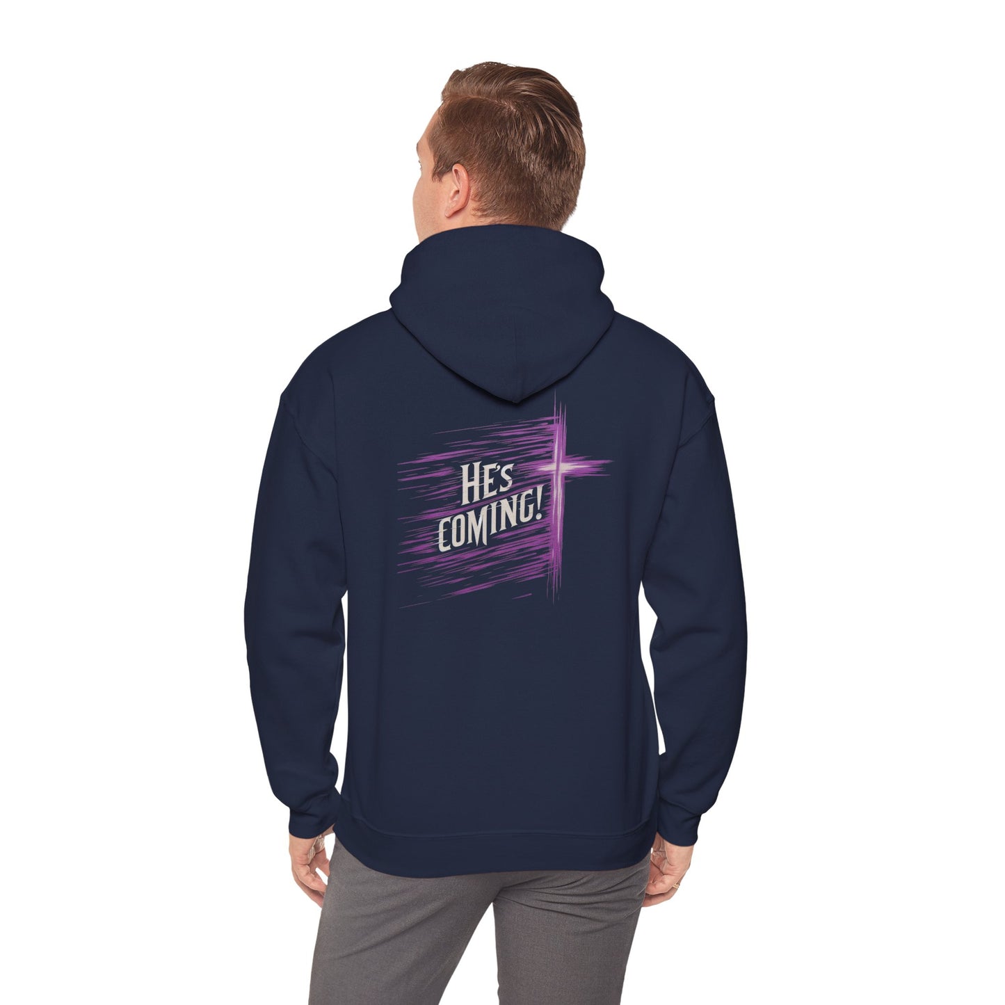 He’s Coming – Men’s Christian Hoodie