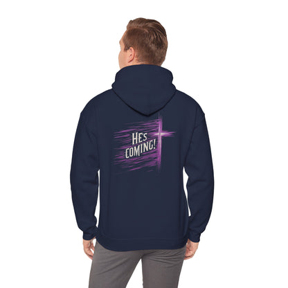 He’s Coming – Men’s Christian Hoodie