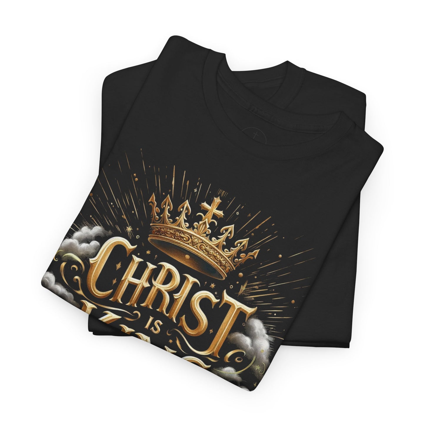 Christ is King Crowned - Men's Christian T-Shirt