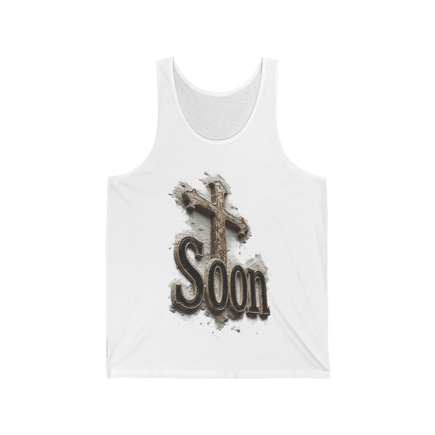 Soon: The Coming King Cross Tank – Men’s Faith Apparel