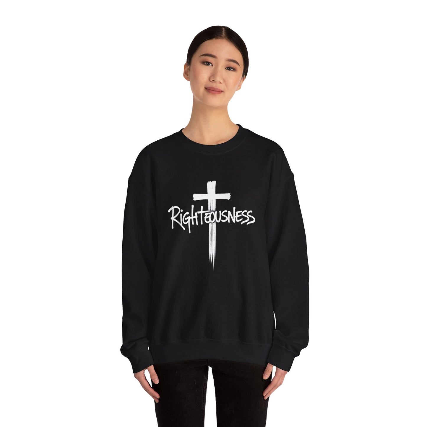 Righteousness - Women's Christian Sweatshirt (Dark Colors)