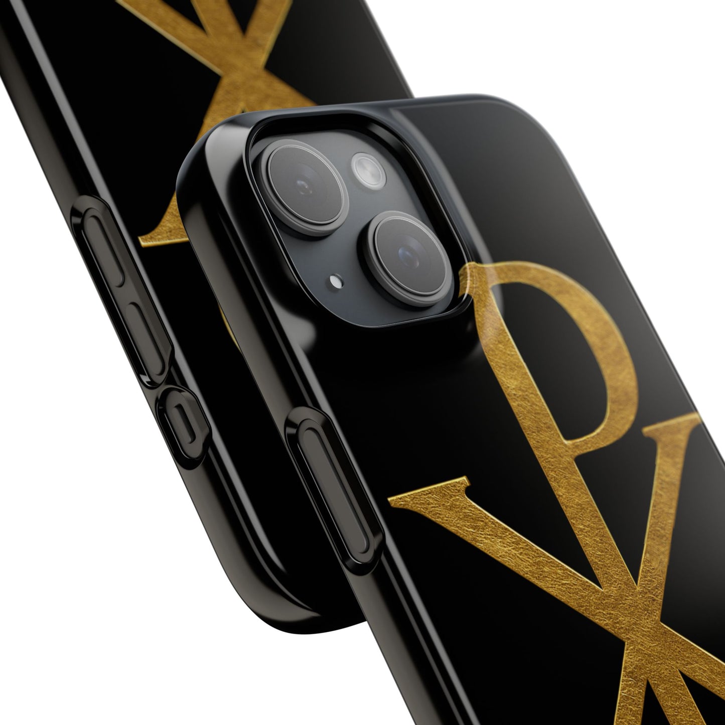 Black Chi Rho Snap Case for iPhone – The Way, Truth & Life