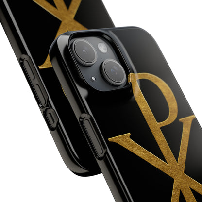 Black Chi Rho Snap Case for iPhone – The Way, Truth & Life