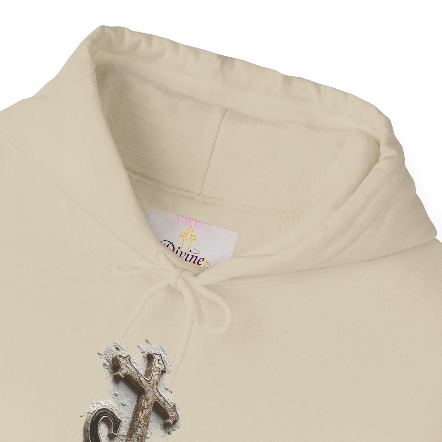 Soon: Revelation 22:12 Cross Hoodie – Men’s Christian Faithwear (Dark Lettering)