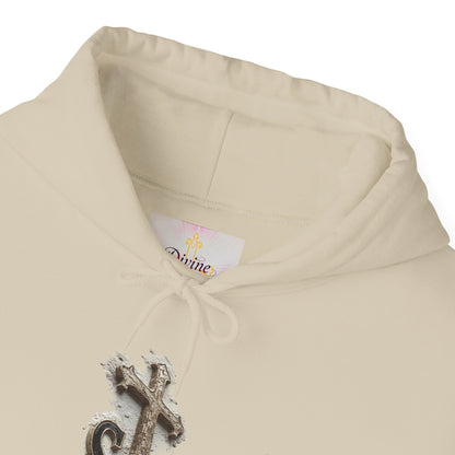 Soon: Revelation 22:12 Cross Hoodie – Men’s Christian Faithwear (Dark Lettering)