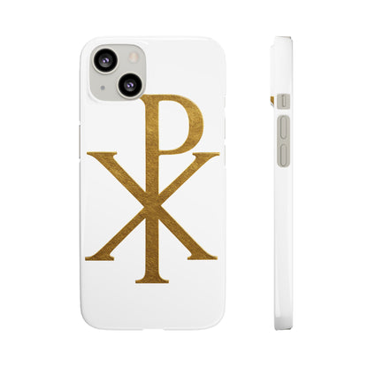 White Chi Rho Snap Case for iPhone – The Way, Truth & Life