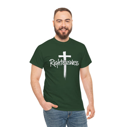 Righteousness - Christian Men's T-Shirt (Dark Colors)