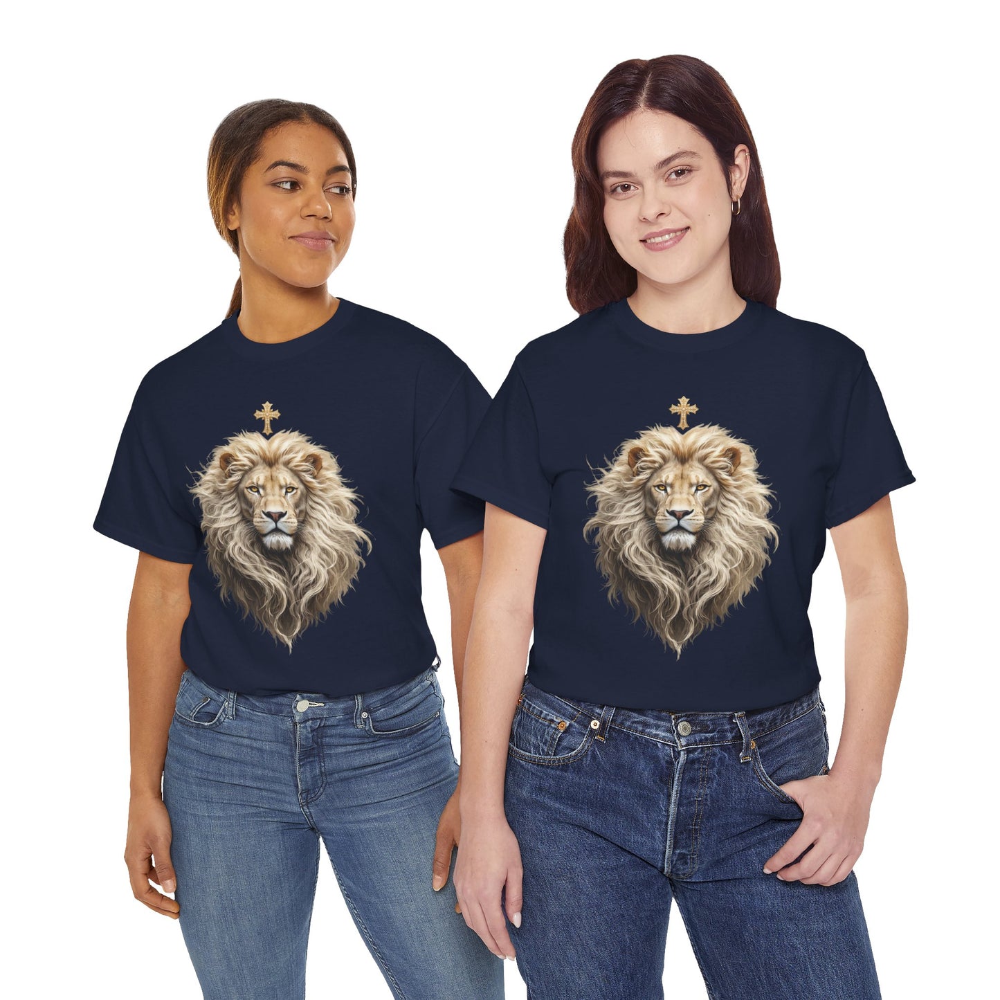 Christ the King (Lion of Judah) — Women's Christian T-Shirt