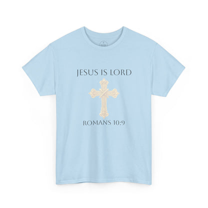 Jesus Is Lord – Men’s  Christian Tee (Dark Lettering)